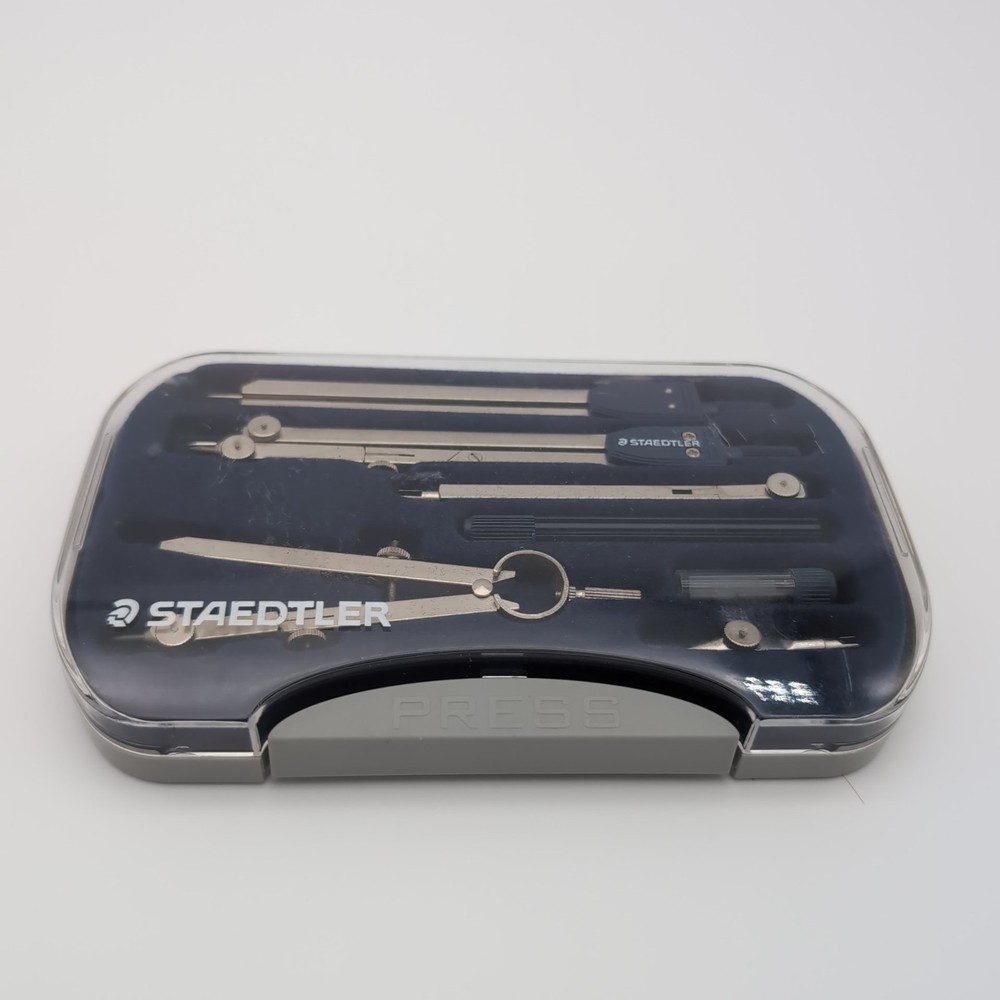 Staedtler Arco Precision Math Drafting Compass Set In Case 559-09