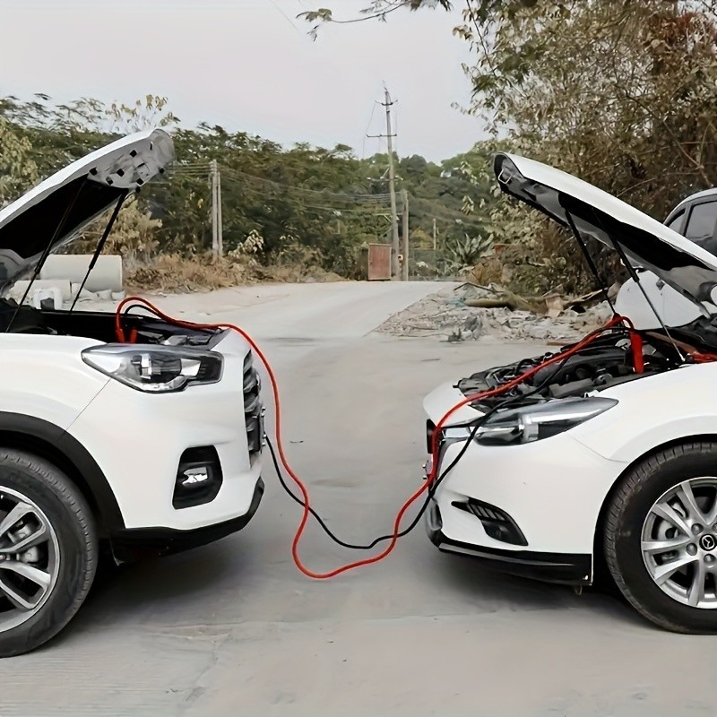 Heavy-Duty Car Battery Jumper Cables - 3M Emergency Jump Start for Vehicles