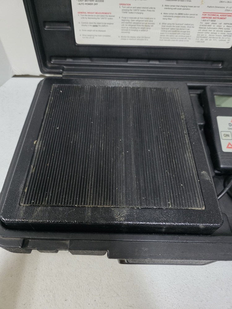 Amprobe ADS-1 Charging & Recovery Scale