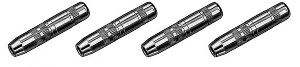 (4 PACK) SWITCHCRAFT 121 1/4" Female Cable Mount 2-Conductor Extension Jack