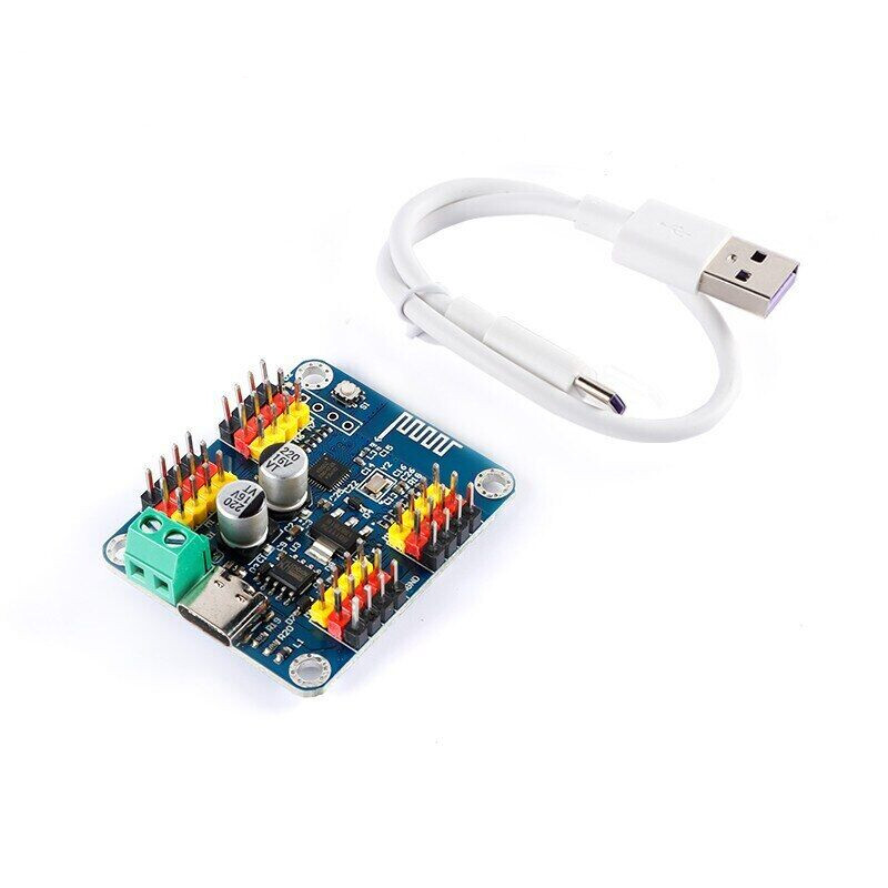 16 Channels Servo Motor Controller Driver Board Smart Car Robot MCU Software