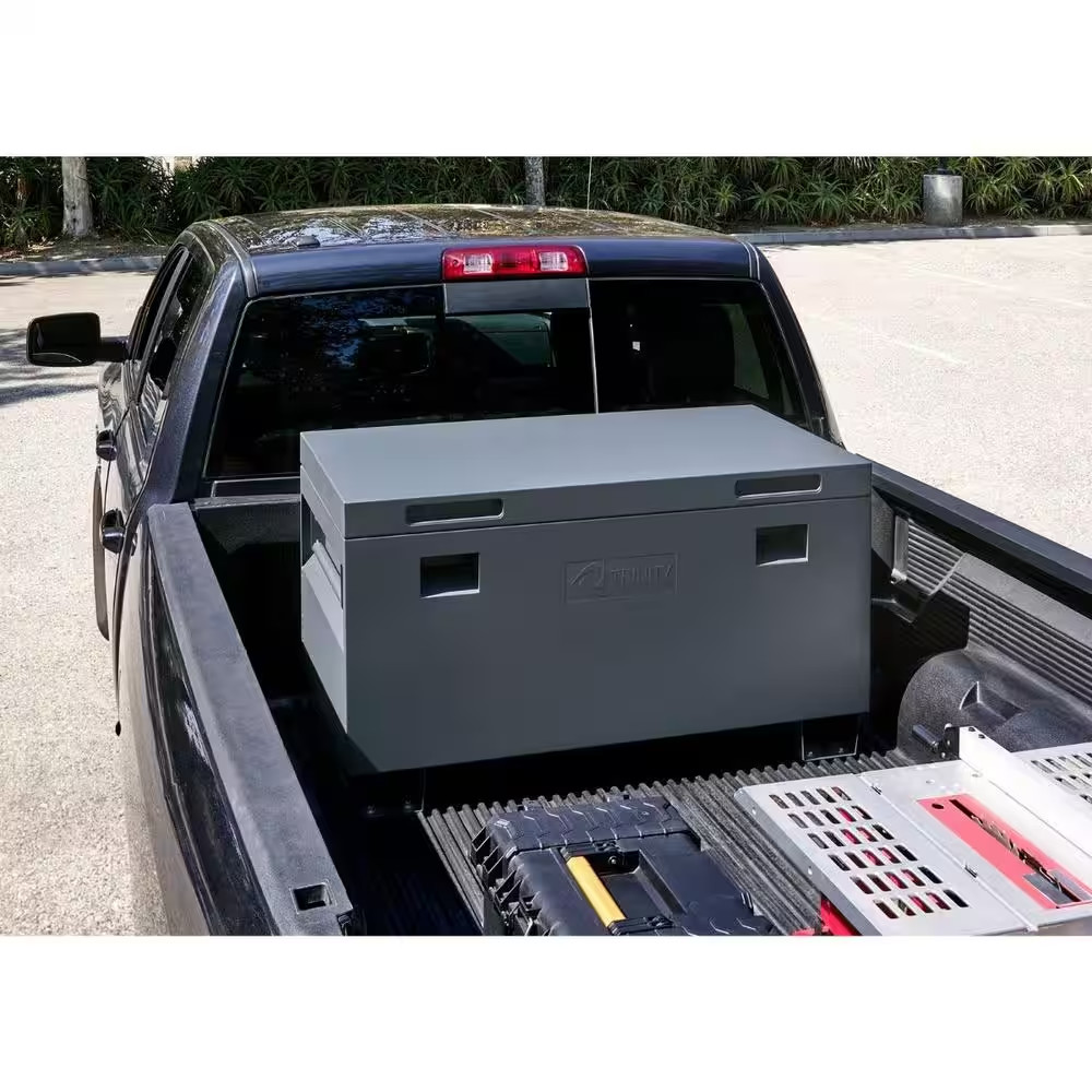 45 In. Job Site Box, Gray