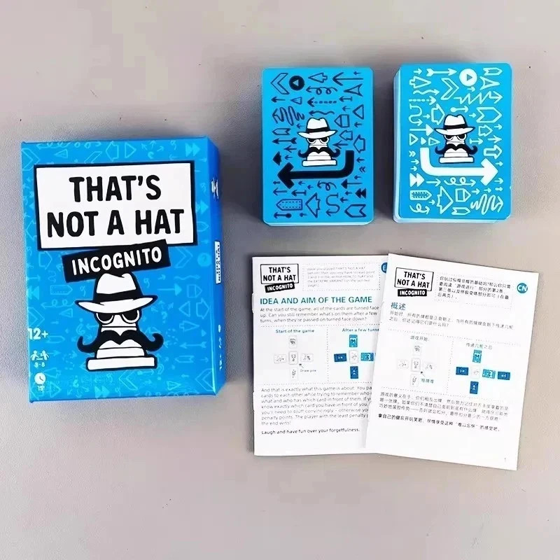That'S Not a Hat - Fun Bluffing & Memory Party Game for All Ages Components