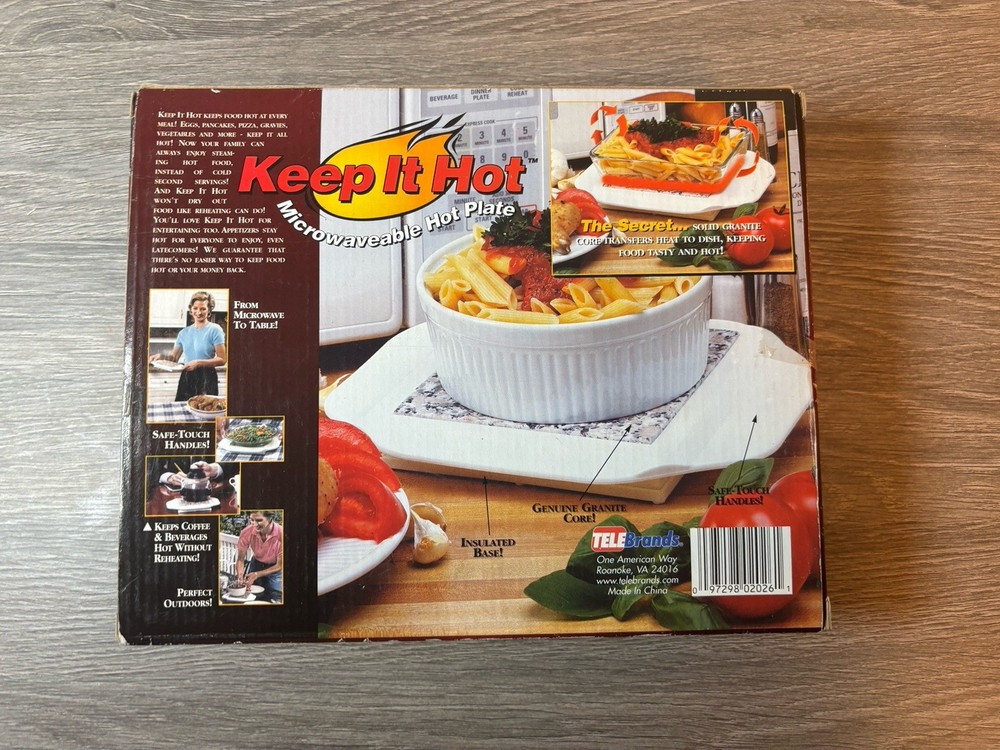 The Original Keep It Hot Plate AsSeen On Tv