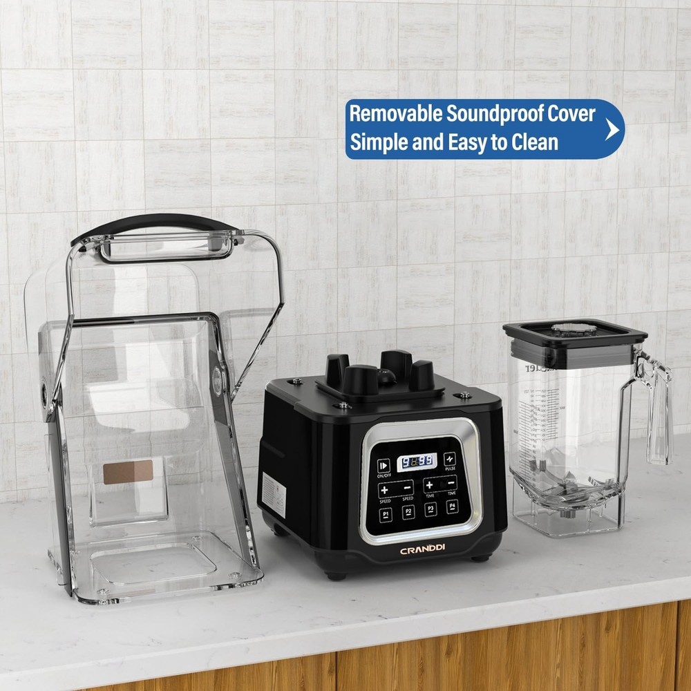 Smart 2200W Professional Blender with Touch Control & 4 Programs for Smoothies