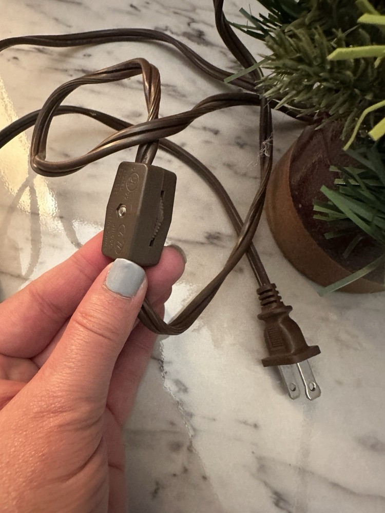 Seasonal Electric Plug In Candlestick Ceramic