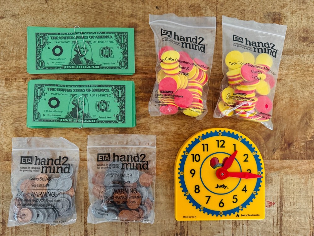 Hand2Mind Third Grade Math Manipulatives Tool Set