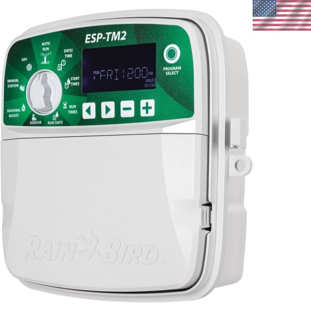 Efficient ESP-TM2 WiFi 8-Station Irrigation Controller for Indoor/Outdoor Use
