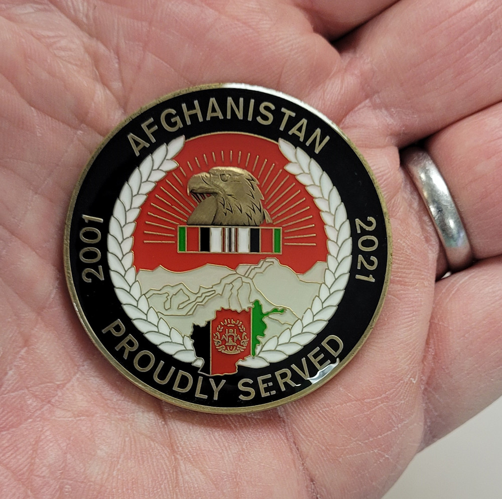 Camp Phoenix Afghanistan Service Challenge Coin