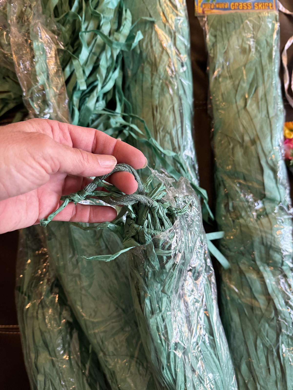 Hawaiian Coconut Shell Bra Luau Lei Hula Mermaid Costume Aqua Bra Grass Skirts