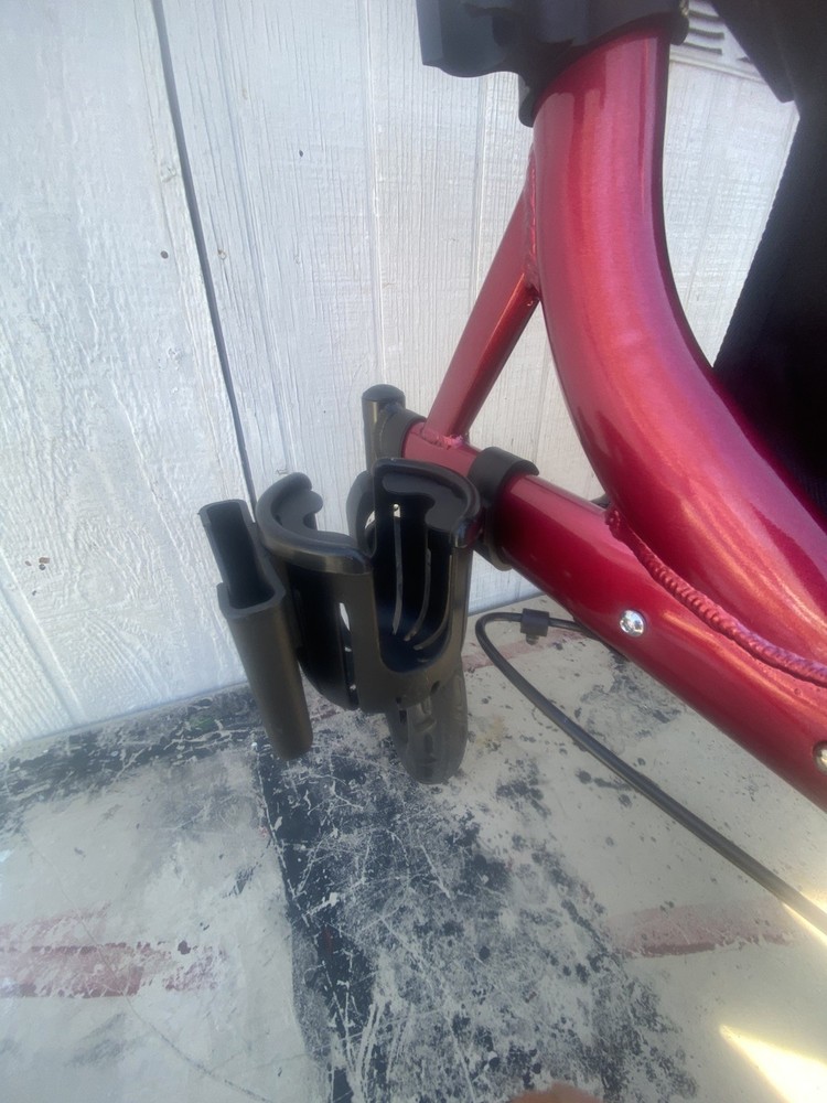 Rollator Walker for Seniors, Lightweight Foldable All Terrain Rolling Walker wit