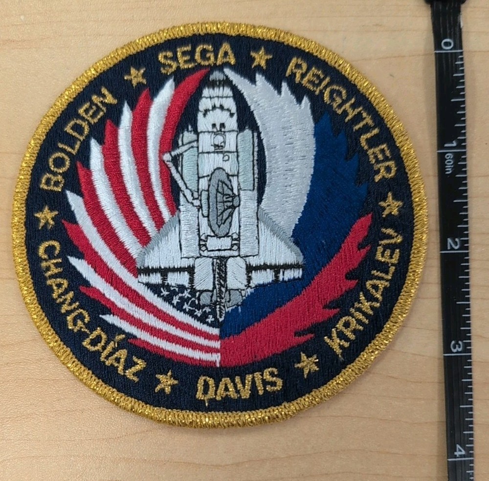 SHUTTLE DISCOVERY STS-60 4" PATCH