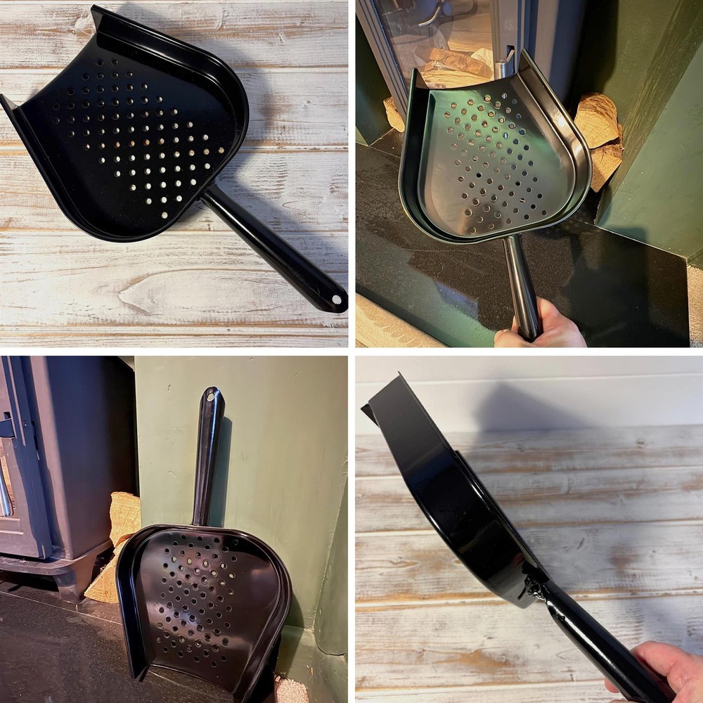 𝗪𝗢𝗢𝗗𝗙𝗜𝗥𝗘 𝗣𝗘𝗟𝗟𝗘𝗧 𝗔𝗡𝗗 𝗖𝗢𝗔𝗟 𝗦𝗛𝗢𝗩𝗘𝗟 Enamelled Steel Scoop