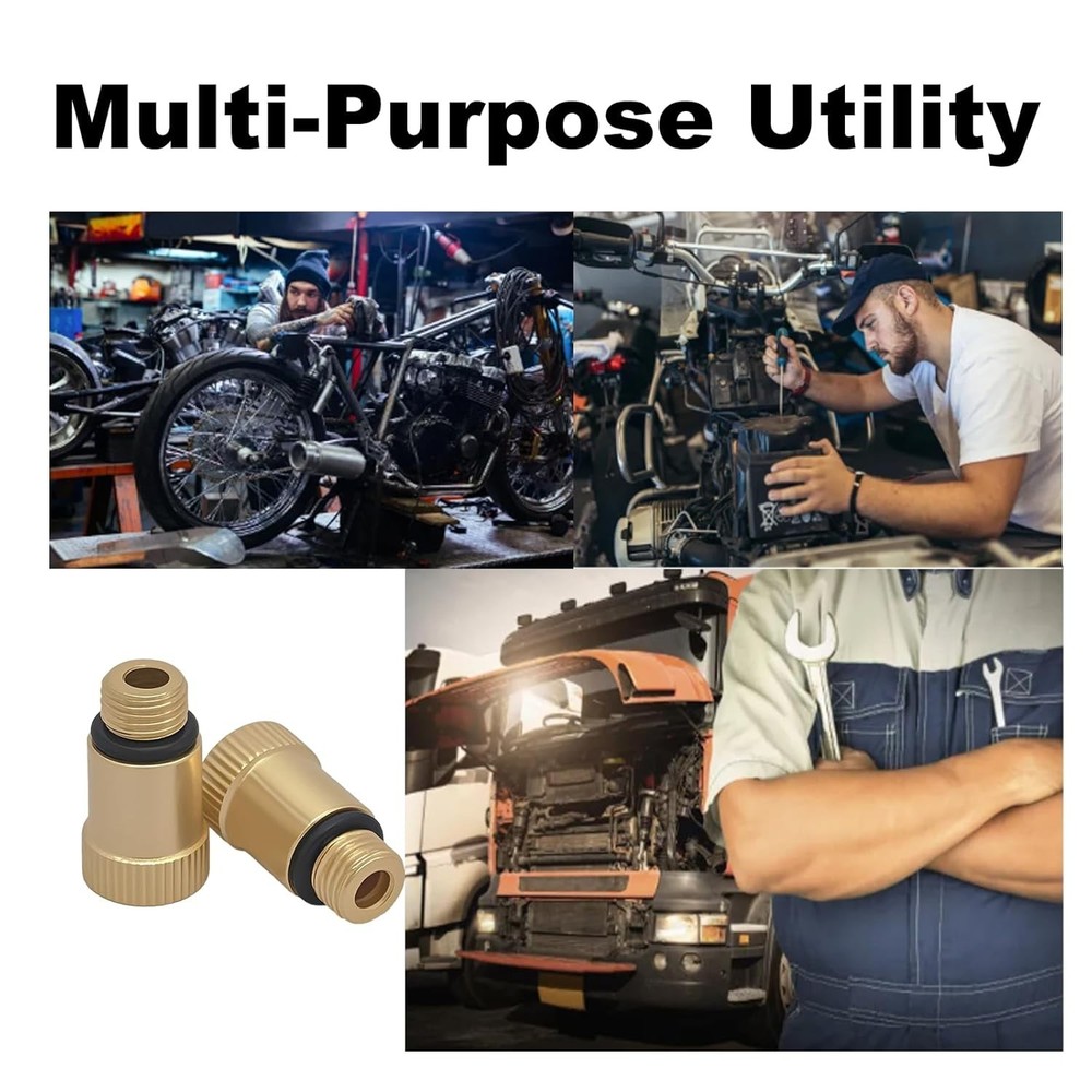 14mm Spark Plug Adapter Tool Kit - Leak-Proof Compression Tester for All Engines