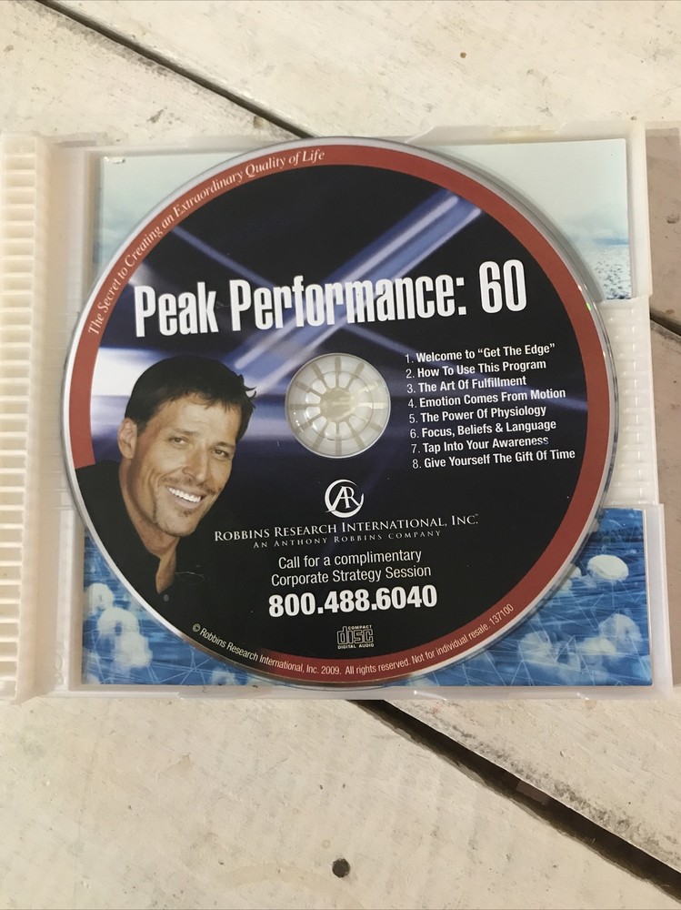 Anthony Robbins peak performance: 60 CD.
