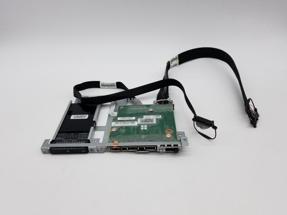 HP Proliant Front I/O Control Panel 654071-001 w/ Cables and Bracket