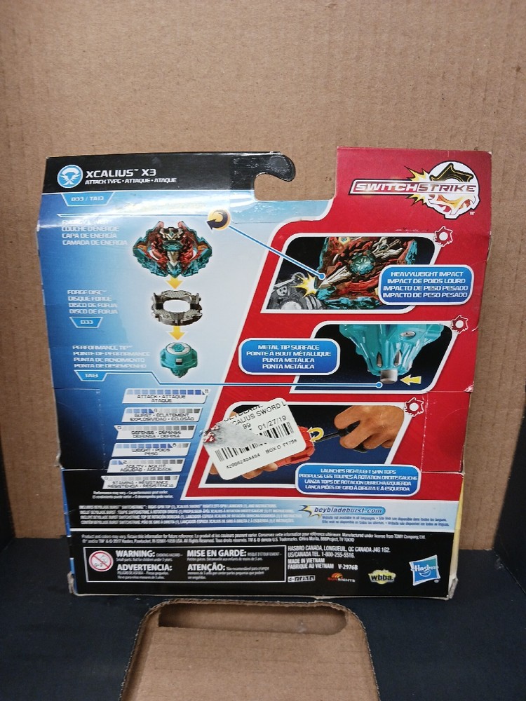 Hasbro BeyBlade Burst Evolution Xcalius X3 Set NEW 1007