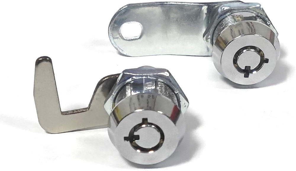 2 Pack Toolbox Lock 5/8" Tubular Cam Replacement Lock with 4 Keys