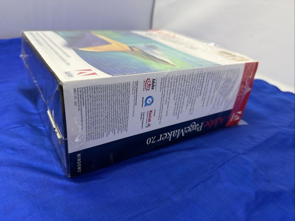 Adobe PageMaker 7.0 for Windows/Macintosh 2 Disc Set with Key Code