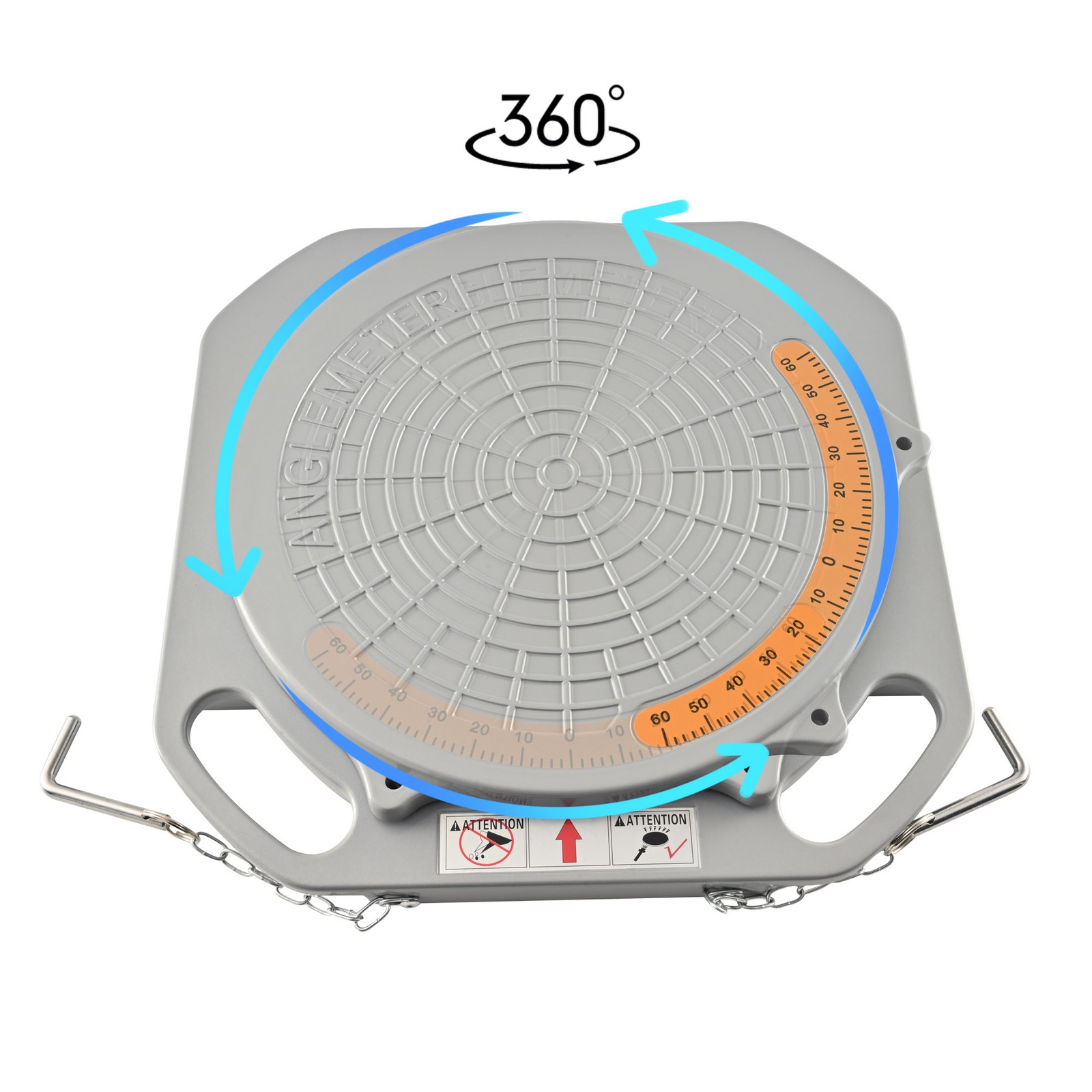 2 Wheel Alignment Turntable Plates 11,000 LBS Load Capacity + Bridge Blocks