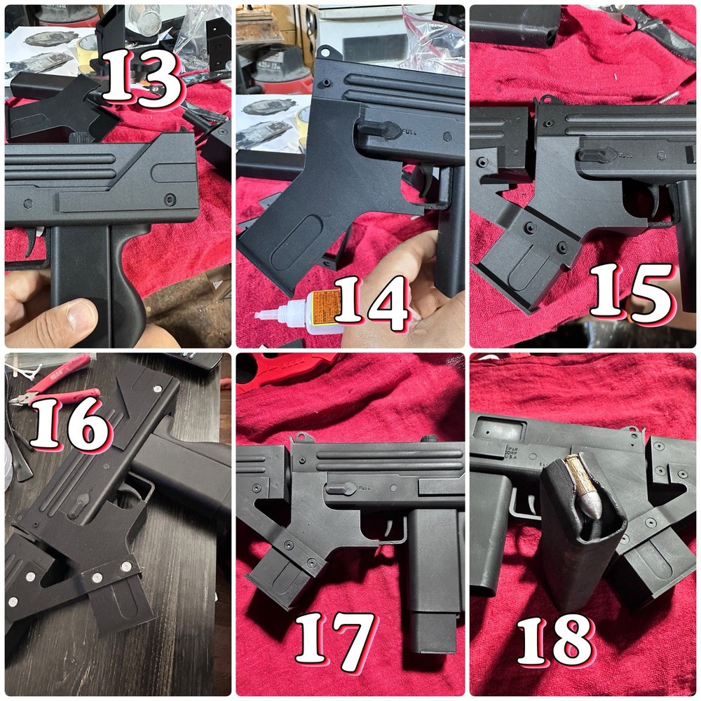 Blade 2 Wesley Snipes Mac 10 Replica Prop - 3D Printed Kit