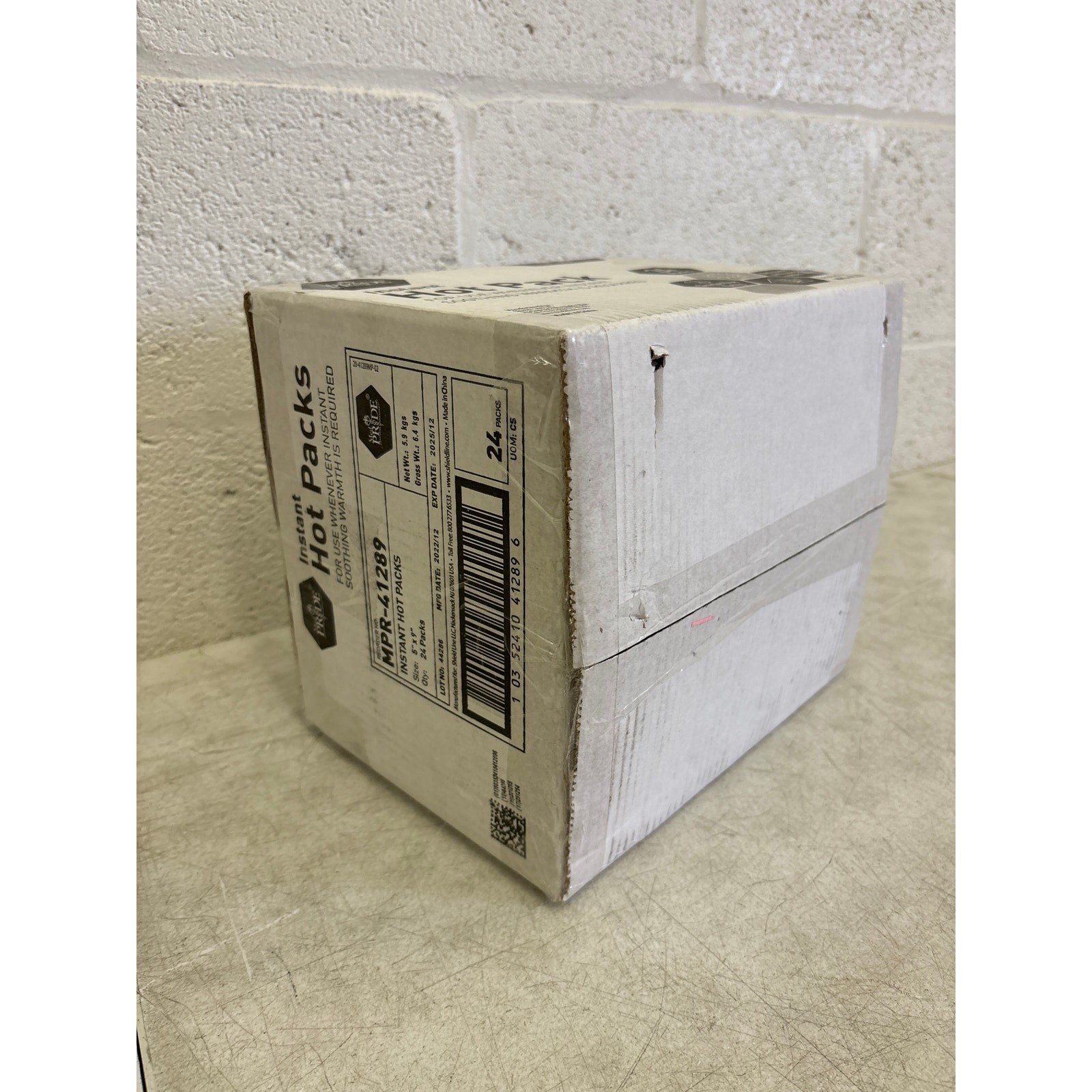 24-Pack MED PRIDE Instant Hot Packs Disposable, Pain Relief, Instantly, 5"x9"