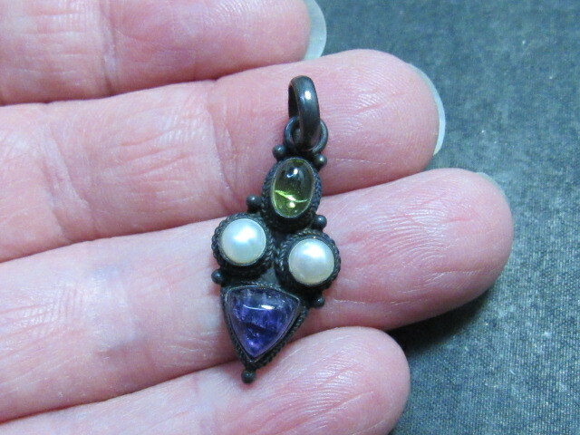 Amethyst pendent sterling