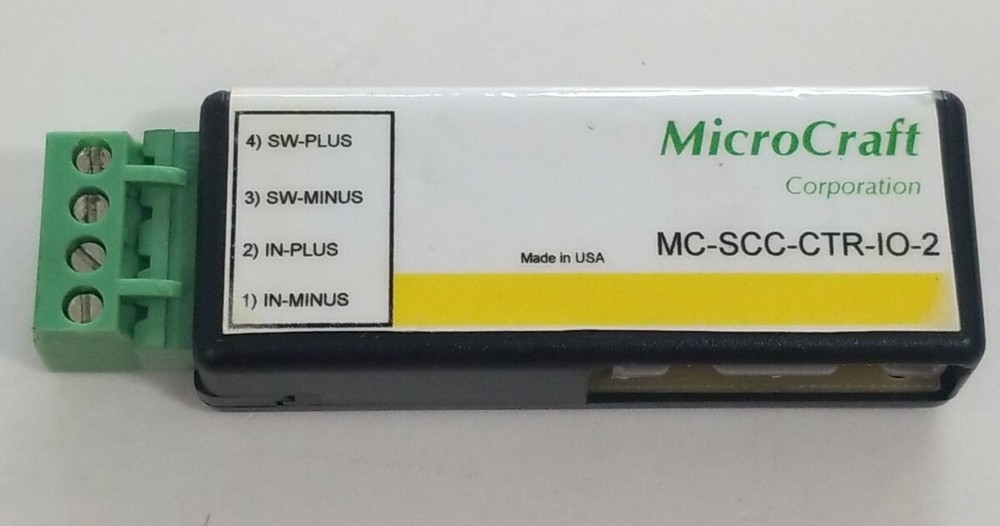 *PREOWNED* MicroCraft MC-SCC-CTR-IO-2 Module + Warranty & Free Shipping!