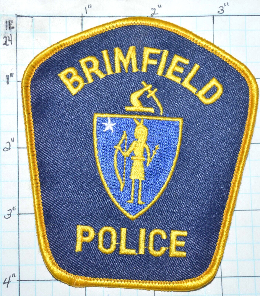 MASSACHUSETTS, BRIMFIELD POLICE DEPT PATCH