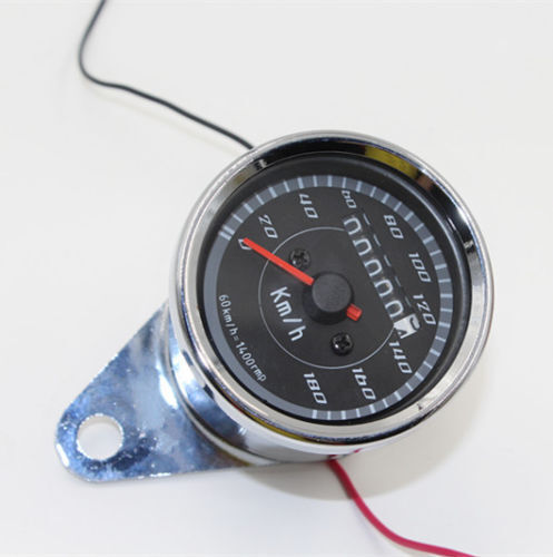 Universal Motorcycle Dual Gauge For