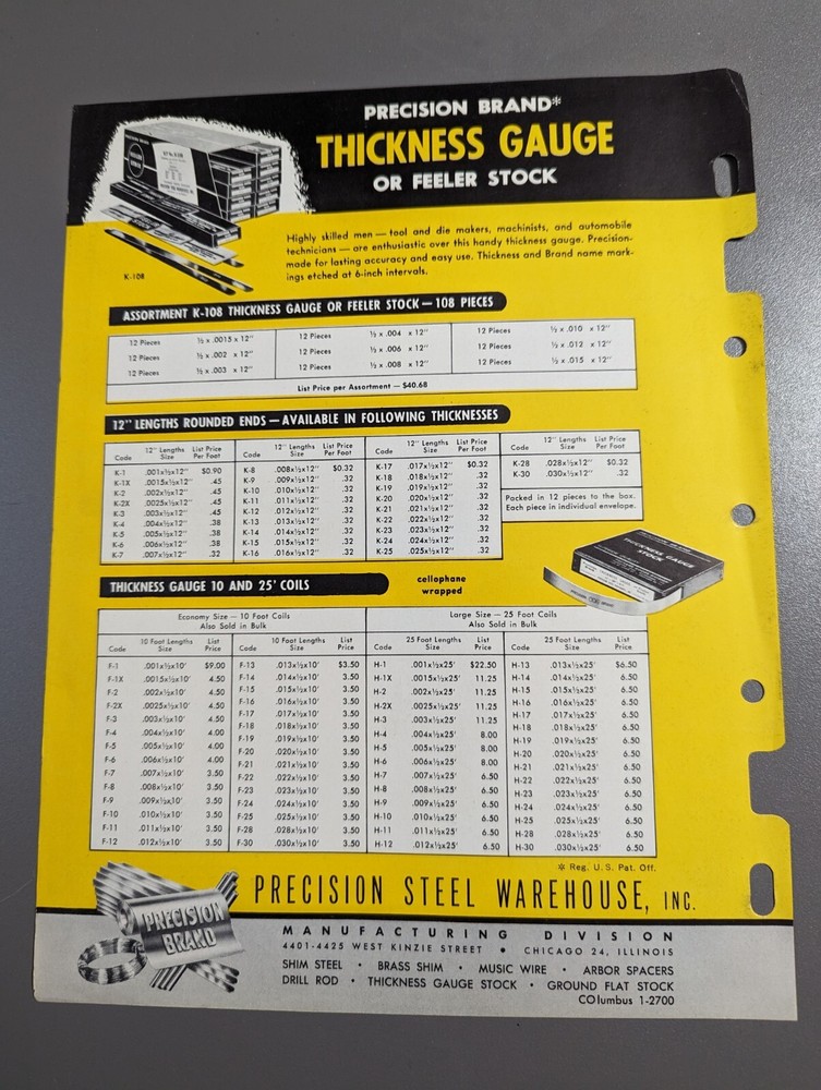 Hilman Equipment Company Express Rollers Brochure Bulletin