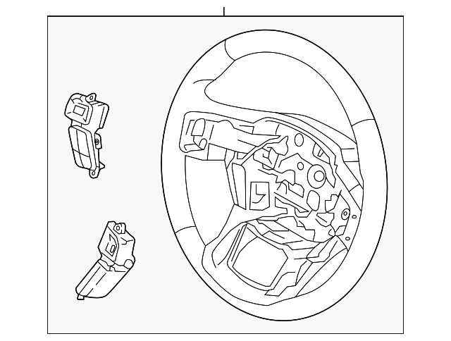 Genuine Ford Steering Wheel HC3Z3600BB