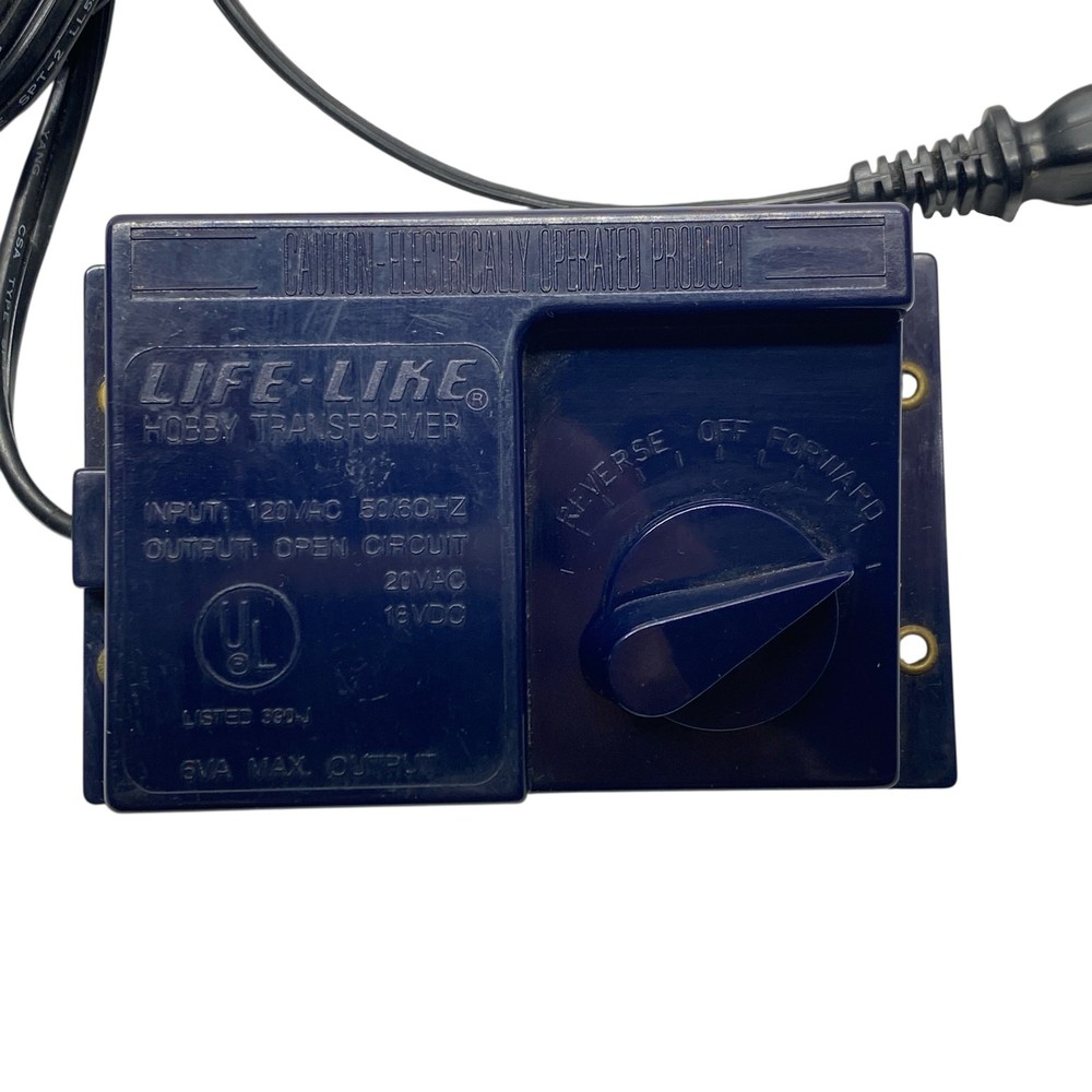 Life-Like Hobby Transformer Train Power Pack DC Analog Controller Model Railroad