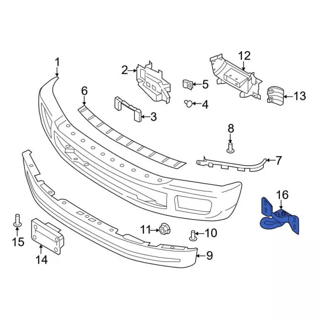 Genuine Ford Tow Hook HC3Z17A954B