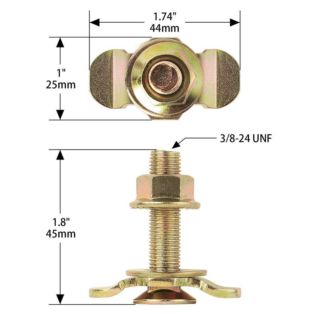L Track Threaded Stud Fittings L-Track Threaded Stud Lug Fitting Tie Down