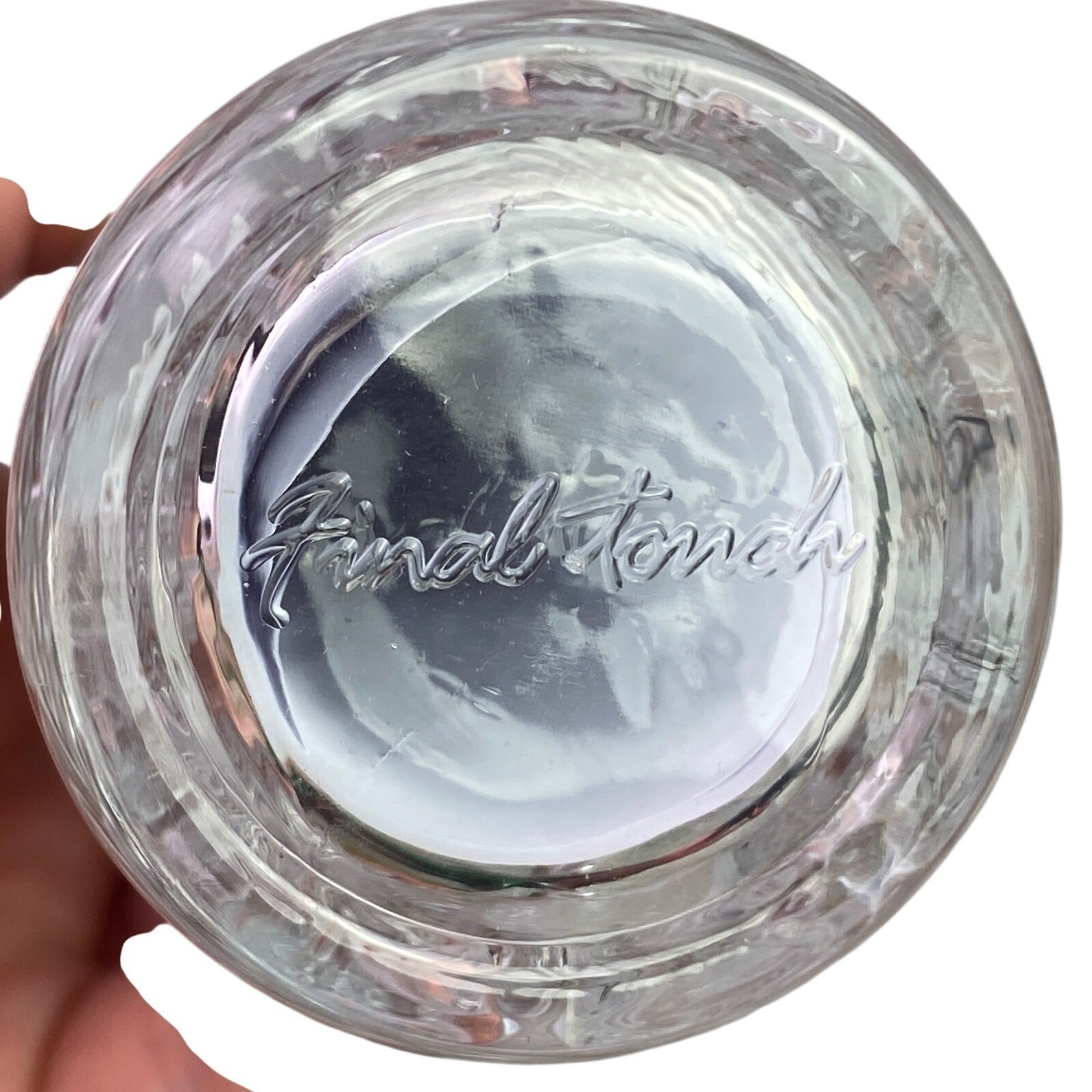 Final Touch Yarai Jigger Glass 3.4oz 100ml Cocktail Mixing Bar Cart