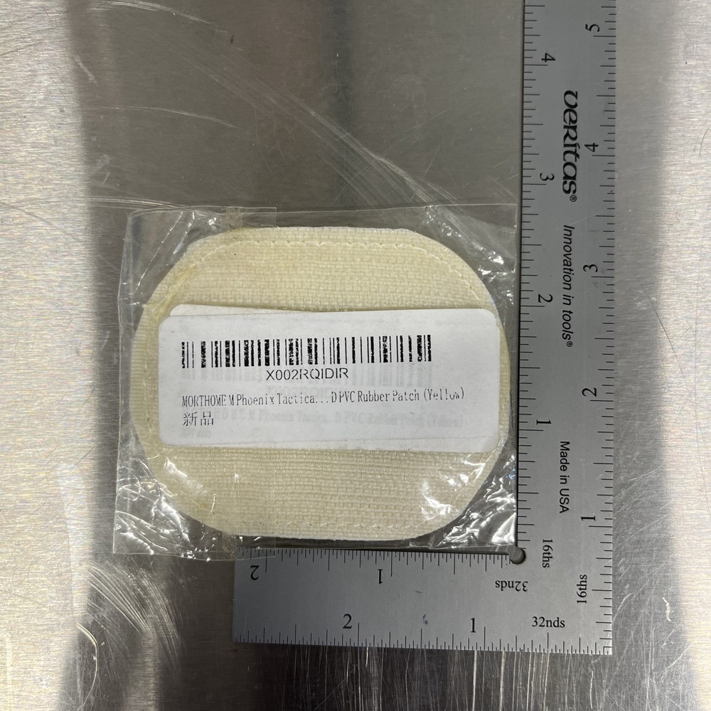 Morthome Berserker Viking Morale Patch Yellow Hook & Loop Back