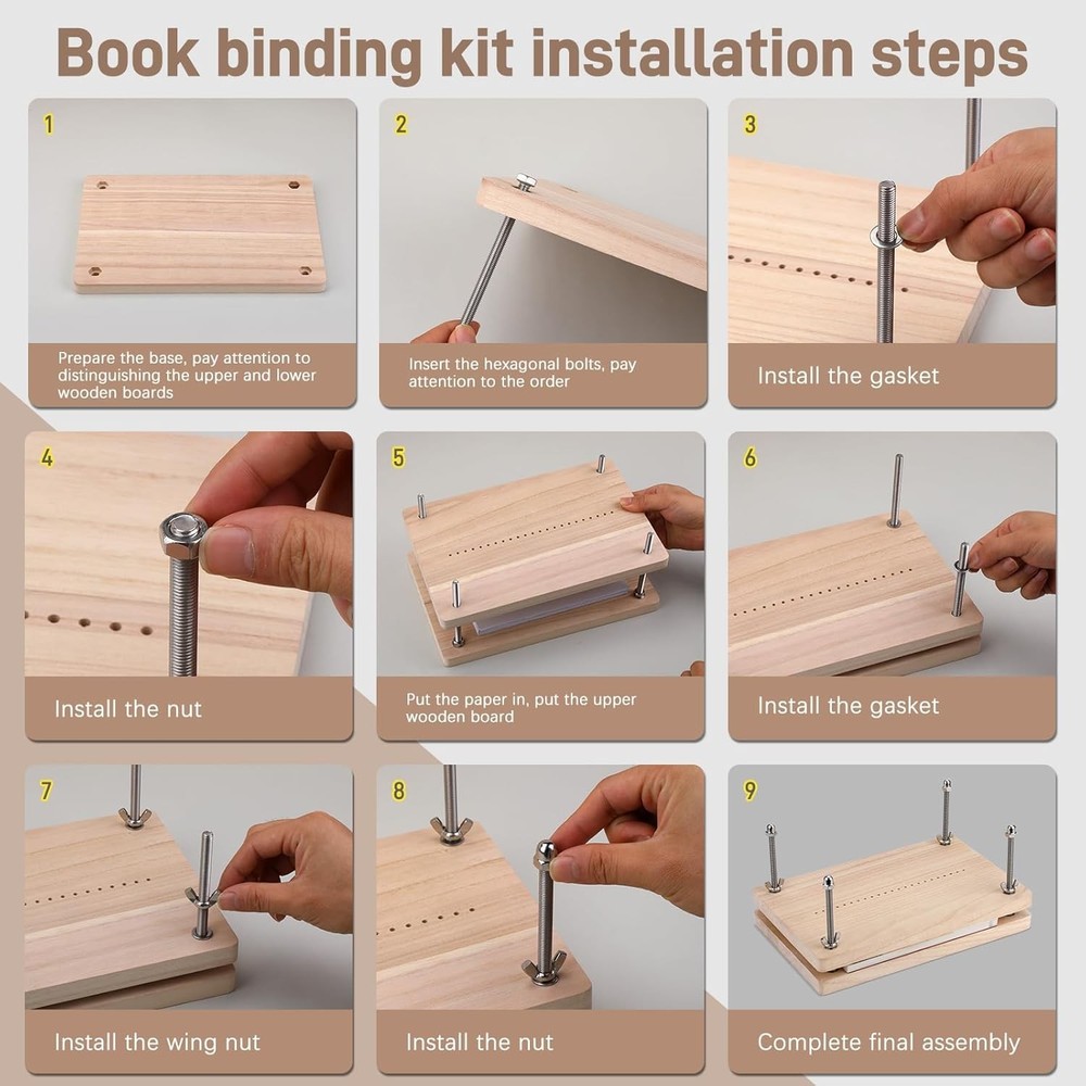 Book Press, Bookbinding Press, Book Binding Kits, Book Binding Materials, Bookbi