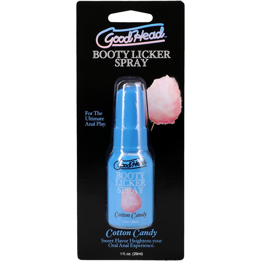 Doc Johnson Goodhead Booty Licker Flavored Spray Cotton Candy 1oz