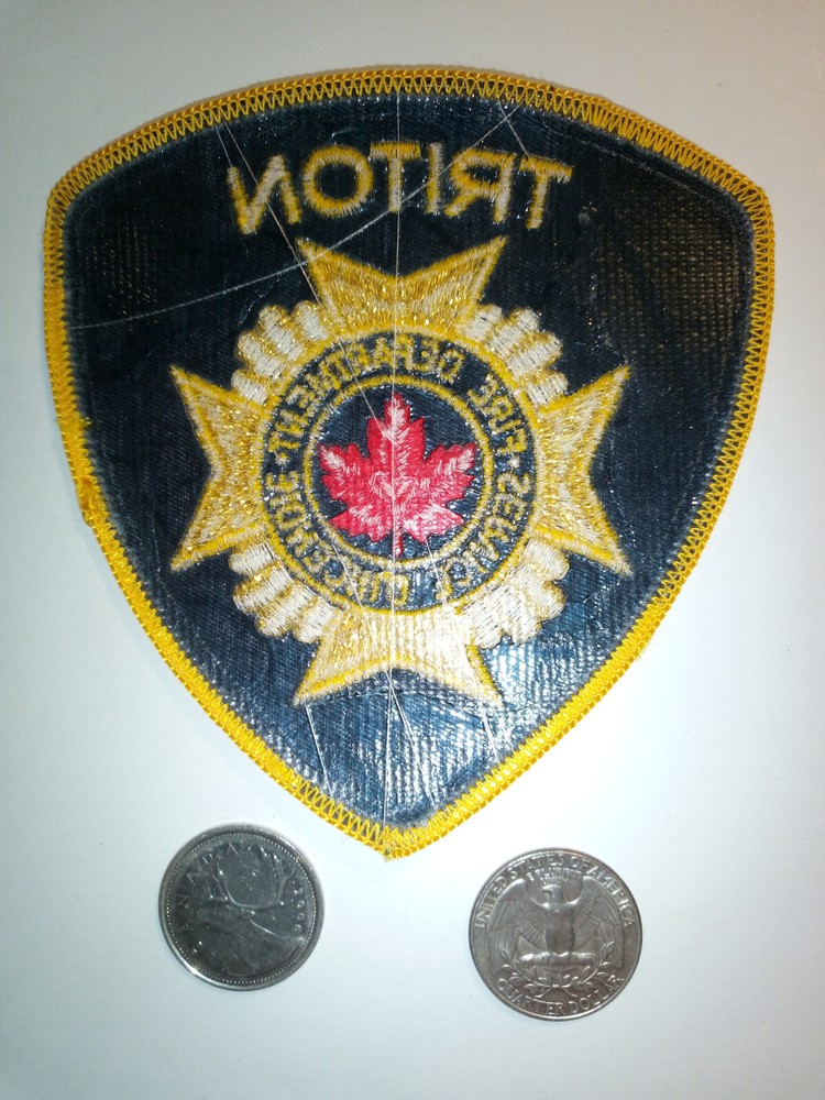 Triton Fire Department Patch Badge Crest