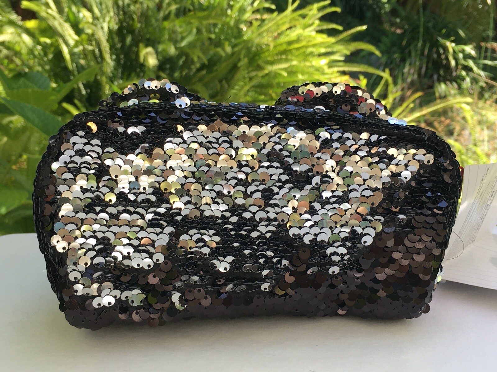 Disney Minnie Mouse Reversible Sequin Coin Purse, Cosmetic Bag, Pencil Case NWT