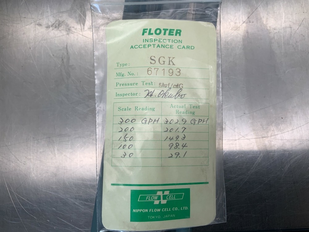 Nippon SGK-1 Flow Cell