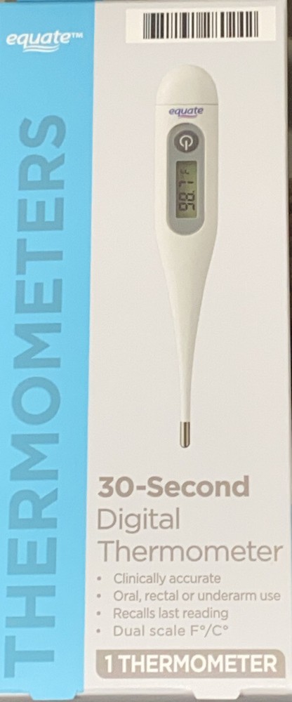 Equate 30-Second Digital 🌡Thermometer 🌡 US 🇺🇸Seller Ships Fast!!🇺🇸
