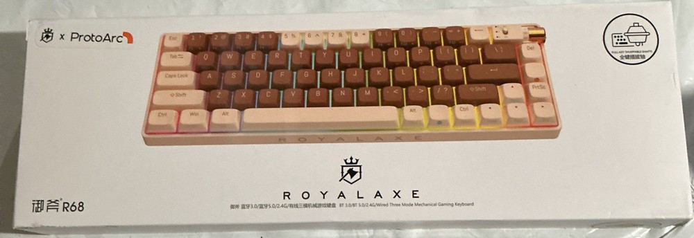 ProtoArc Royalaxe Three Mode Mechanical Gaming Keyboard R68