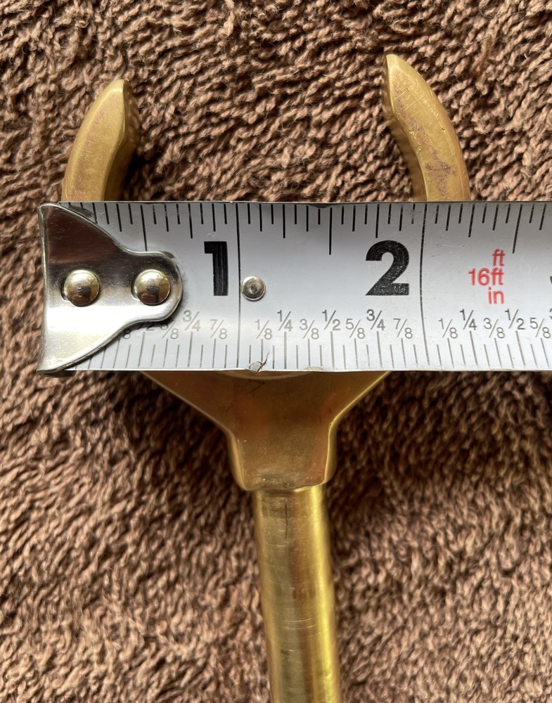 Solid Brass Oar Lock 5”