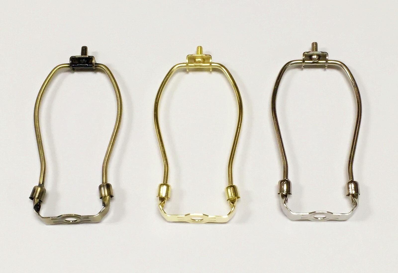 Lamp Parts-Lamp HARP W/Saddle 5" to 12" Heavy Duty 3 Finishes: AB,PB,PN (1 Pc.)