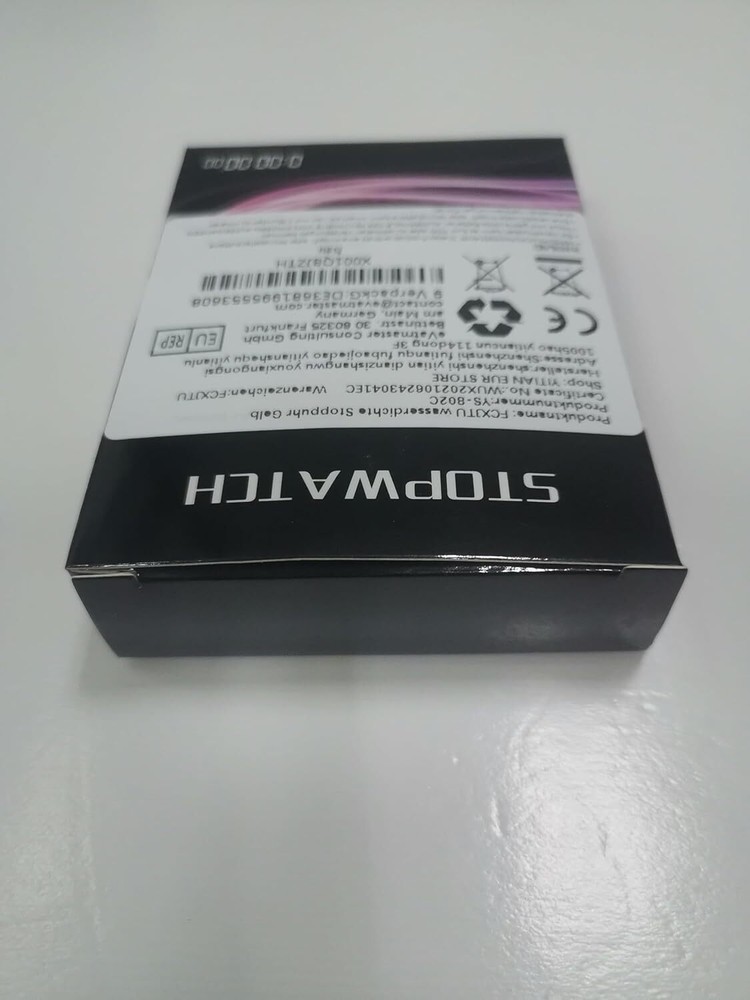 FCXJTU Simple Digital Basic Stopwatch, No Bells, Clock, Alarm, Yellow