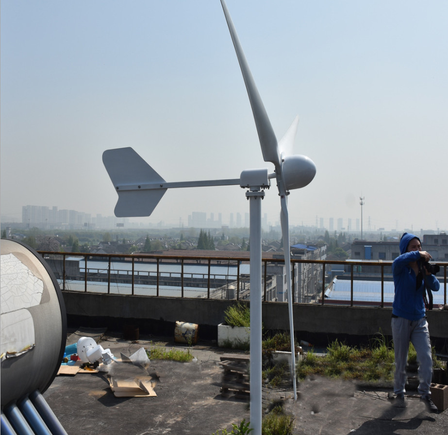 5000W Wind Turbine Generator Kit Wind Power & Off Grid Hybrid Charge Controller