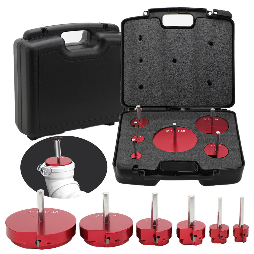 for PPRK6 Plastic Pipe Fitting Reamer Tool 6 Piece Kit for 1/2" Drills
