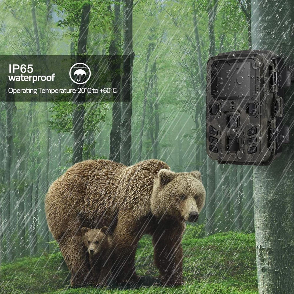 Mini Trail Camera 1080P 24MP Game with Night Vision MINI301